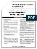 Osasco Administrativo Agente Funerario G3-Agfun Tipo 1