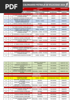 Calendario Velocidad 2024