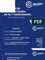 Responsables Por Transformación y Plan de Ejecución de Discusiones