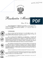 RM298-2011-MINSA Guia Tecnica de Gestion de Promocion de La Salud en Instituciones Educativas para El Desarrollo Sostenible.