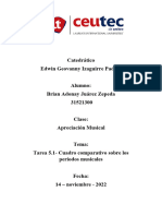 Tarea 5.1 Cuadro Comparativo de Periodos Musicales - Brian Juárez