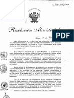 RM313-2011-MINSA NTS090-Minsa, Examenes Medicos Ocupacionales para Los Estibadores Terrestres y Transportistas Manuales.