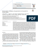 Recent Progress, Challenges, and Opportunities in 2D Materials For Flexible Displays