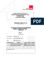 09C00040-C-3840-5-TI-102: Technical Information Requirements Mecánica Rev. 0 BOMBAS C-3820-PP-1804/1805 Rev. 0