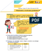 DÍA 05. SEM. 02. MATEMÁTICA - 5to Grado Problemas de Sustracción