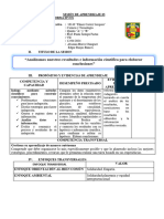 Sesión de Aprendizaje 05 - Quinto