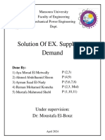 Sol Ex. Supply & Demand (1-11) - 1