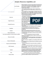 Chapter 4-Internal Analysis: Resources, Capabilities, and Activities