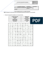 6º Sopa de Letras de Elementos de La Computadora 19-09-23