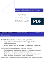 Interior-Point Methods in Model Predictive Control: Stephen Wright