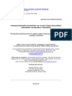 Journal of The Selva Andina Animal Science Comportamiento de Contenido Ruminal en Cuyes