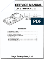 02 Sega - CD - 2 - Mega - CD - 2 - Service - Manual - Number - 002 - August - 1993 - Supplement