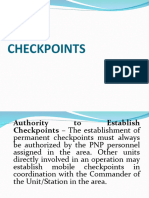 Checkpoints