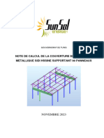 Note de Calcul de La Couverture en Charpente Métallique Sidi Hssine