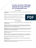 Glossary of Basketball Terms