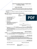 Application Form DMC E 1