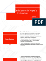 Fiscal Imbalances in Nepals Federalism