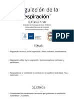 CLASE 11 - Regulación de La Respiración