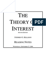 The Theory of Interest Kellison Reading Notes