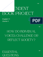 Independent Book Project 1