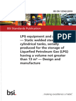 BS EN 12542 - 2010 LPG Equipment and Accessories. Static Welded Steel Cylindrical Tanks, Serially Produced For The Storage of Liqu - Libgen - Li