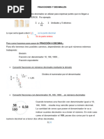 Fracciones y Decimales