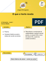 O Que o Texto Revela: Língua Portuguesa