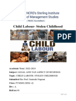 Child Labour - LEGAL TAX & ASPECTS SIMRAN RAUT 48