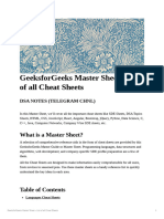 GeeksforGeeks Master Sheet List of All