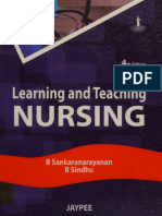 Learning and Teaching Nursing - Sankaranarayanan, 4ed 2012