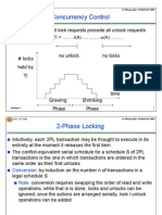 Concurrency Control: 2-Phase Locking: Idea