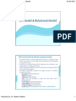 7419module 2 (ER Model & Relational Model) - 5th Semester - Computer Science and Engineering