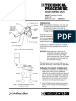 Technical Procedure: Height Control Valve