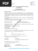 Bac Gabon 2017 Serie D Mathematique