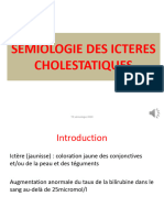 SEMIOLOGIE DES ICTERES CHOLESTATIQUES Vocal