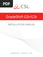 CSL G2r & G3r Manual