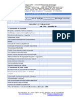 Checklist Habilidades