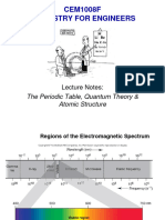 CEM1008F - 3. The Periodic Table and Atomic Structure 2024 - Lecture - Notes