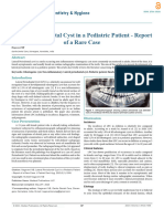 Lateral Periodontal Cyst in A Pediatric Patient Report of 1389