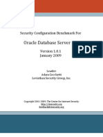 CIS Oracle 11g Benchmark v1.0.1