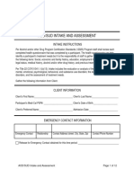 SUD Intake Assessment