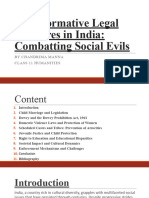 Transformative Legal Measures in India Combatting Social Evils