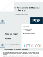 ELETRICIDADE E ACIONAMENTOS ELÉTRICOS Aula 10