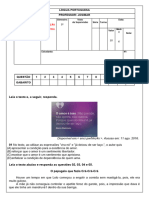 Prova 1º-2° e 3° Ano São Sebastião Prova Bimestral