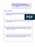 Earthquake Guided Math IA