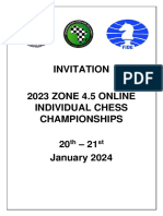 Invitation 2023 Zone 4 5 Online Individual Chess Championships