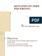 Term Paper Guidelines 2081