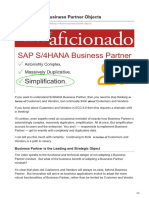 SAP S4HANA Business Partner Objects