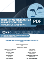 High Hit Questions Taxation Law