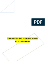 Tramites de Juridiccion Voluntaria para Trascribir